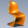panton-chair-建筑-家具-工业CAD模型-3D城
