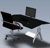 ergonomic-computer-table-建筑-办公-工业CAD模型-3D城