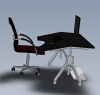 ergonomic-computer-table-建筑-办公-工业CAD模型-3D城