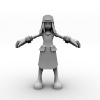 球童-角色人体-小孩-VR/AR模型-3D城