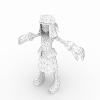 球童-角色人体-小孩-VR/AR模型-3D城