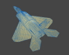 F22 fighter-军事-战机-工业CAD模型-3D城