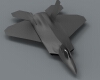 F22 fighter-军事-战机-工业CAD模型-3D城