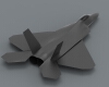 F22 fighter-军事-战机-工业CAD模型-3D城