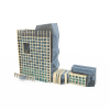 夜景商业楼-建筑-办公-VR/AR模型-3D城