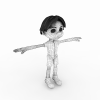 卡通小男孩-角色人体-角色-VR/AR模型-3D城