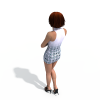 Sexy lady-角色人体-女人-VR/AR模型-3D城