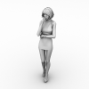 Sexy lady-角色人体-女人-VR/AR模型-3D城