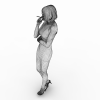 Sexy lady-角色人体-女人-VR/AR模型-3D城
