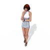 Sexy lady-角色人体-女人-VR/AR模型-3D城