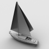 帆船游艇船-船舶-其它-VR/AR模型-3D城