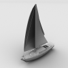 帆船游艇船-船舶-其它-VR/AR模型-3D城