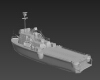 小型军舰-船舶-军事船舶-VR/AR模型-3D城