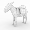 毛驴-动植物-哺乳动物-VR/AR模型-3D城