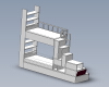 Children bed-建筑-家具-工业CAD模型-3D城
