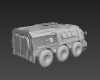 运兵装甲车-汽车-军事汽车-VR/AR模型-3D城
