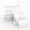 古建筑-建筑-古建筑-VR/AR模型-3D城