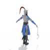 nvzike-角色人体-角色-VR/AR模型-3D城