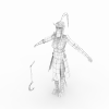 nvzike-角色人体-角色-VR/AR模型-3D城