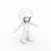 指挥官基恩-角色人体-角色-VR/AR模型-3D城