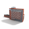 教学楼-建筑-基础设施-VR/AR模型-3D城