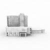 教学楼-建筑-基础设施-VR/AR模型-3D城