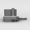 教学楼-建筑-基础设施-VR/AR模型-3D城