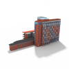 教学楼-建筑-基础设施-VR/AR模型-3D城