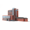教学楼-建筑-基础设施-VR/AR模型-3D城