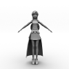 亚丝娜-角色人体-角色-VR/AR模型-3D城