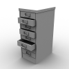 文具柜-家居-柜子-VR/AR模型-3D城