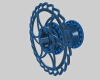 cubo-dianteiro-bike-aro-com-disco-freio-工业设备-零部件-工业CAD模型-3D城