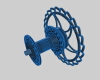 cubo-dianteiro-bike-aro-com-disco-freio-工业设备-零部件-工业CAD模型-3D城