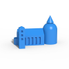 建筑-袖珍&收藏-3D打印模型-3D城