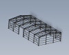 Steel structure plant-建筑-厂房-工业CAD模型-3D城