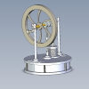 Stirling engine - Simplifed-汽车-汽车部件-工业CAD模型-3D城
