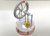 Stirling engine - Simplifed-汽车-汽车部件-工业CAD模型-3D城