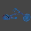 chopper-bicycle-汽车-自行车-工业CAD模型-3D城