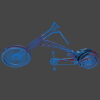 chopper-bicycle-汽车-自行车-工业CAD模型-3D城