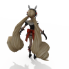 兔子妹-角色人体-角色-VR/AR模型-3D城