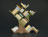 Tree Bookcase (with Books)-家居生活-VR/AR模型-3D城