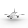 飞机-飞机-客机-VR/AR模型-3D城