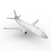 飞机-飞机-客机-VR/AR模型-3D城
