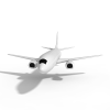 飞机-飞机-客机-VR/AR模型-3D城