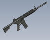 M4A1 rifle-军事-武器-工业CAD模型-3D城