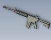 M4A1 rifle-军事-武器-工业CAD模型-3D城