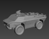 装甲通信车-汽车-军事汽车-VR/AR模型-3D城