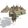 太空站-军事-其它-VR/AR模型-3D城