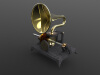 1880's Musical Alarm Clock - Work in progress-家居生活-VR/AR模型-3D城