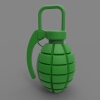 grenade-军事-武器-工业CAD模型-3D城